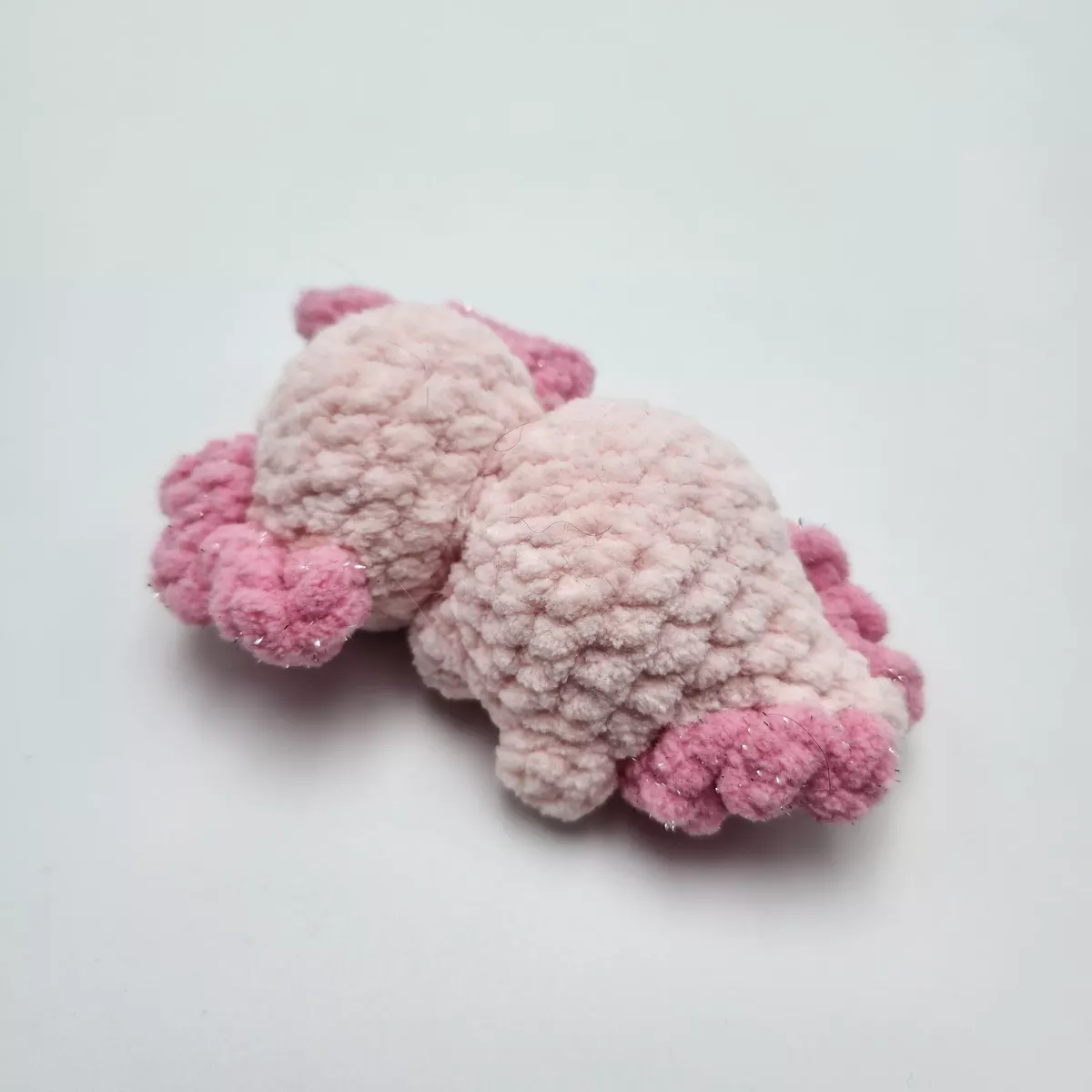 Collection d'axolotls en crochet - peluches artisanales colorées