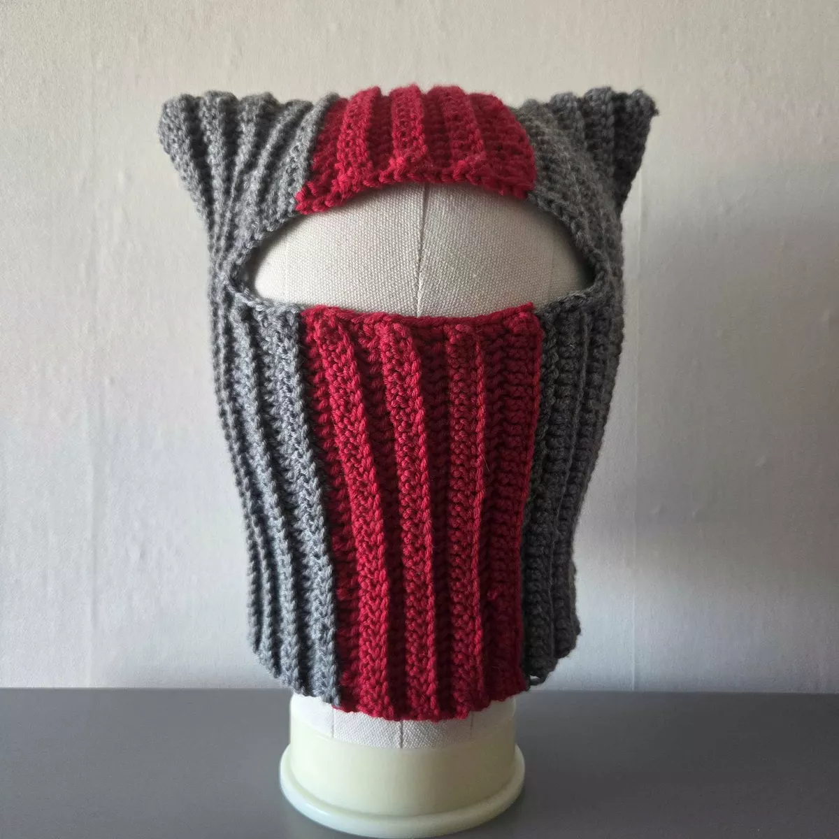 Balaclava crochet vue de profil