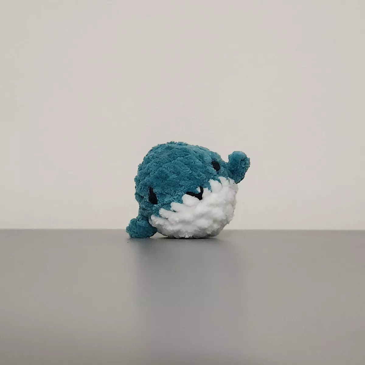 Mini-Baleines - Mini baleine en crochet - peluche artisanale douce et mignonne