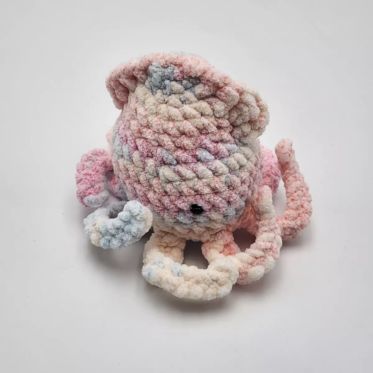 Gros calamar - Calamar crochet artisanal - cadeau original pour fans d'océan