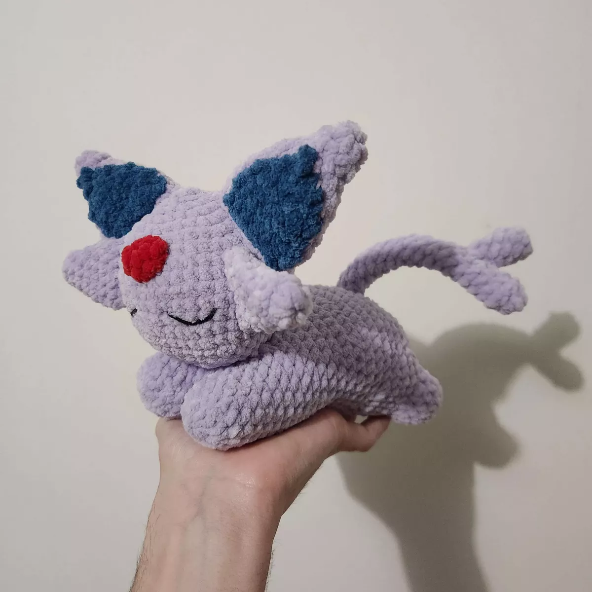 Mentali en crochet fait main - peluche artisanale inspirée de Pokémon