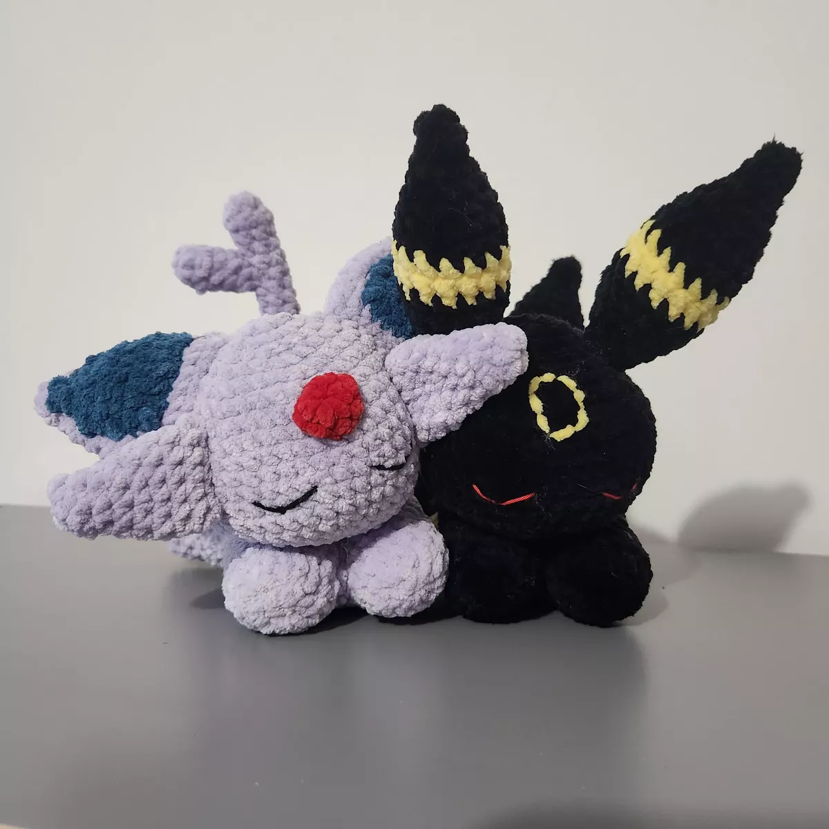 Noctali en crochet fait main - peluche artisanale lumineuse