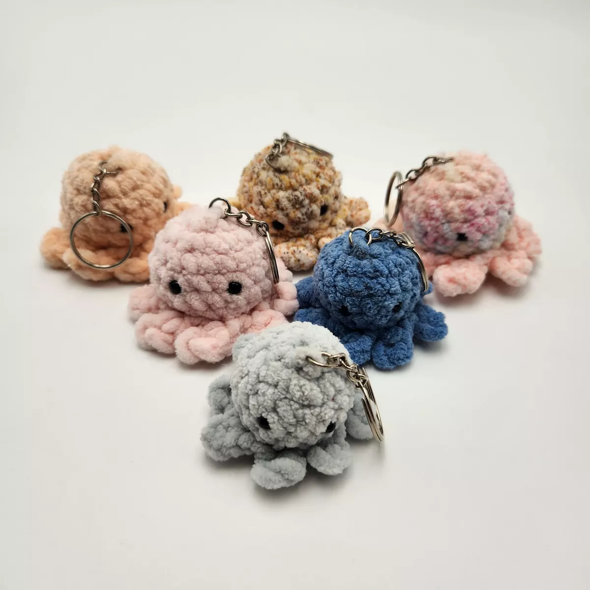 Collection de poulpes en crochet - plusieurs coloris disponibles