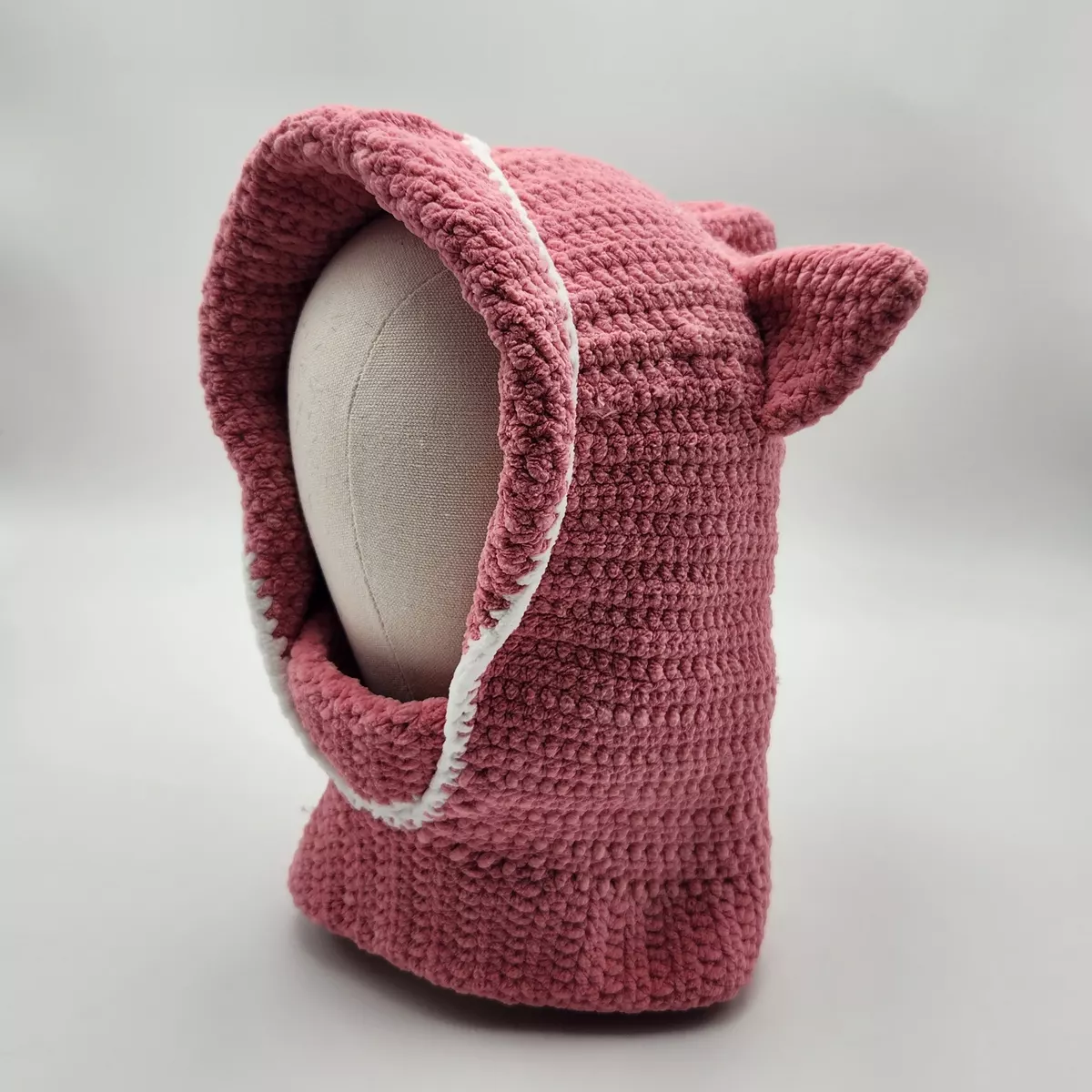 Snood à capuche en crochet - accessoire mignon avec finitions soignées - création faite main